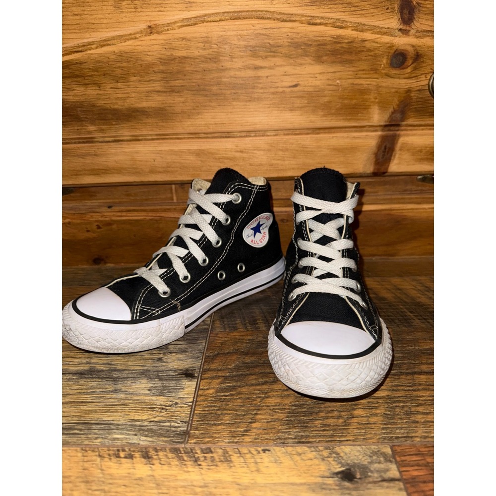 Converse Chuck Taylor All Star High Top Black Sneakers 3J231 Kids Size 13 Youth